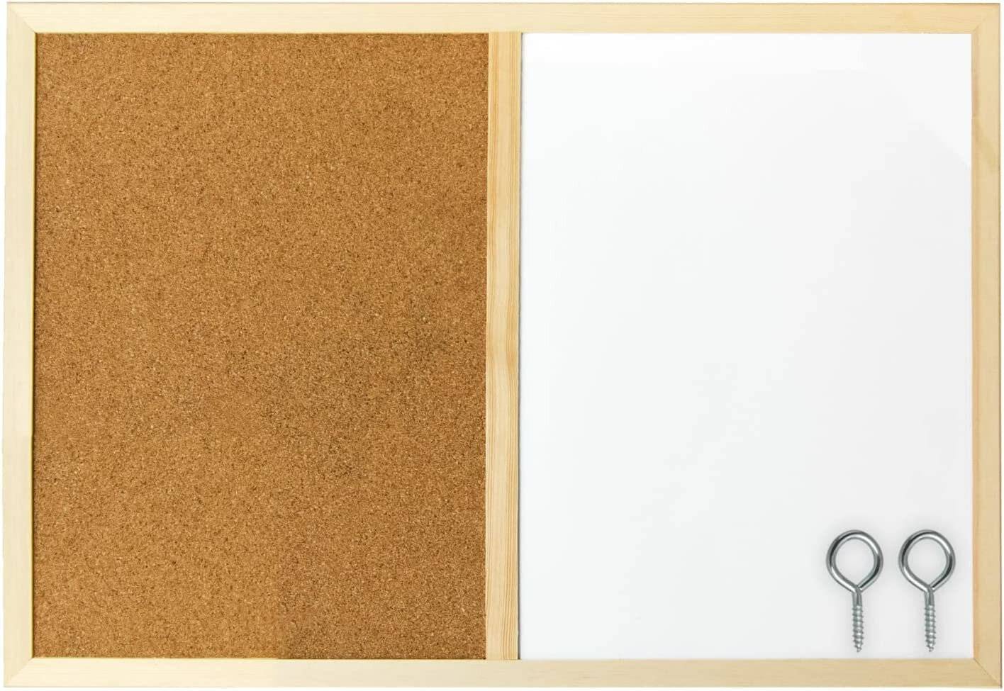 Idena Whiteboard-Pinnwand 60,0 x 40,0 cm Kork braun