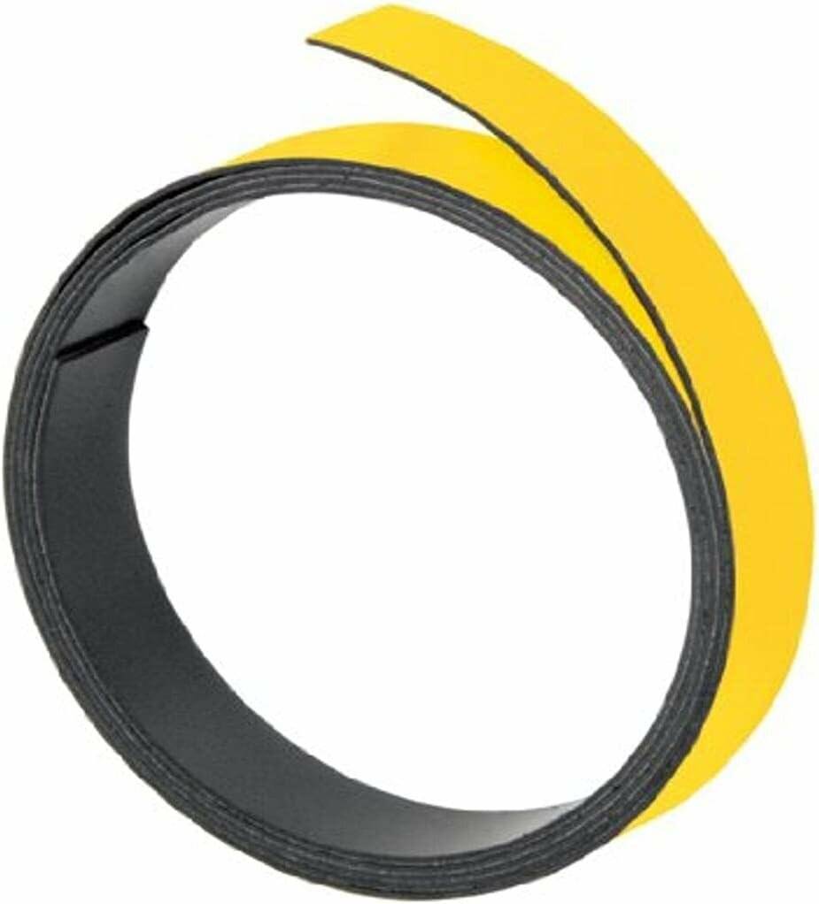 FRANKEN Magnetband gelb 1,5 x 100,0 cm