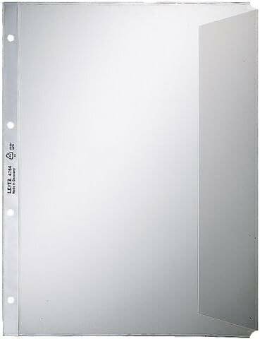 50 LEITZ Prospekthüllen 4764 DIN A4 transparent genarbt 0,12 mm