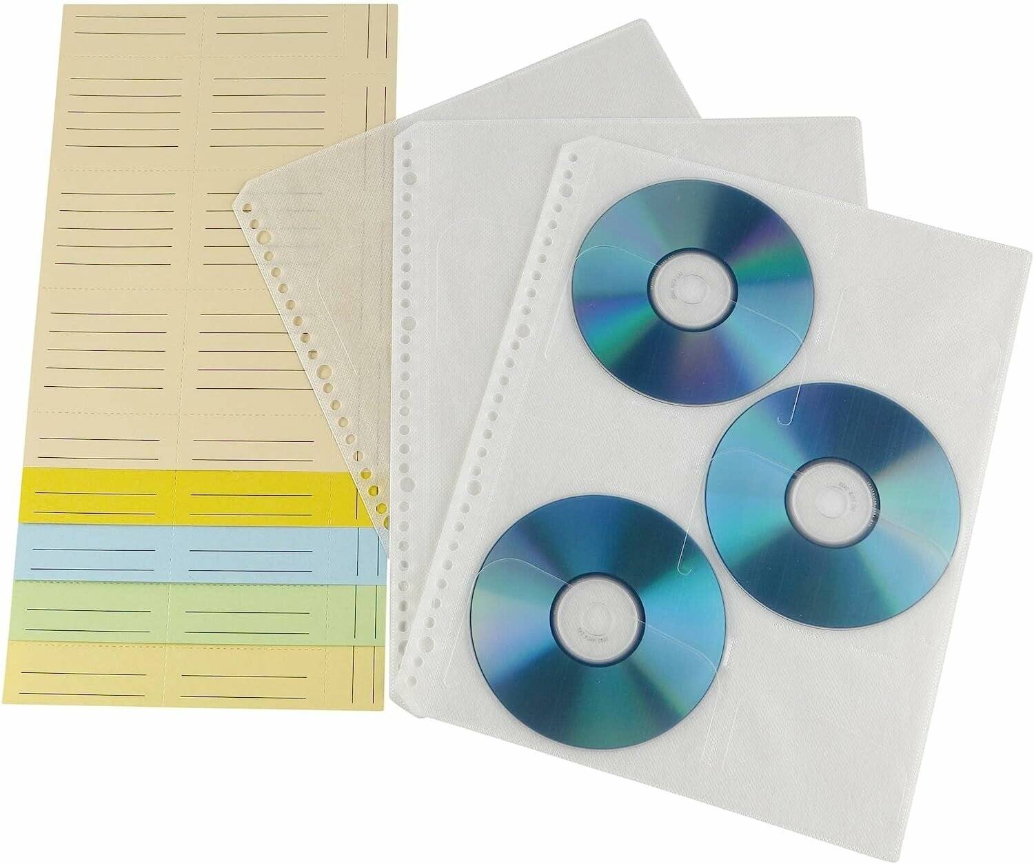 10 hama 6er CD-/DVD-Hüllen transparent