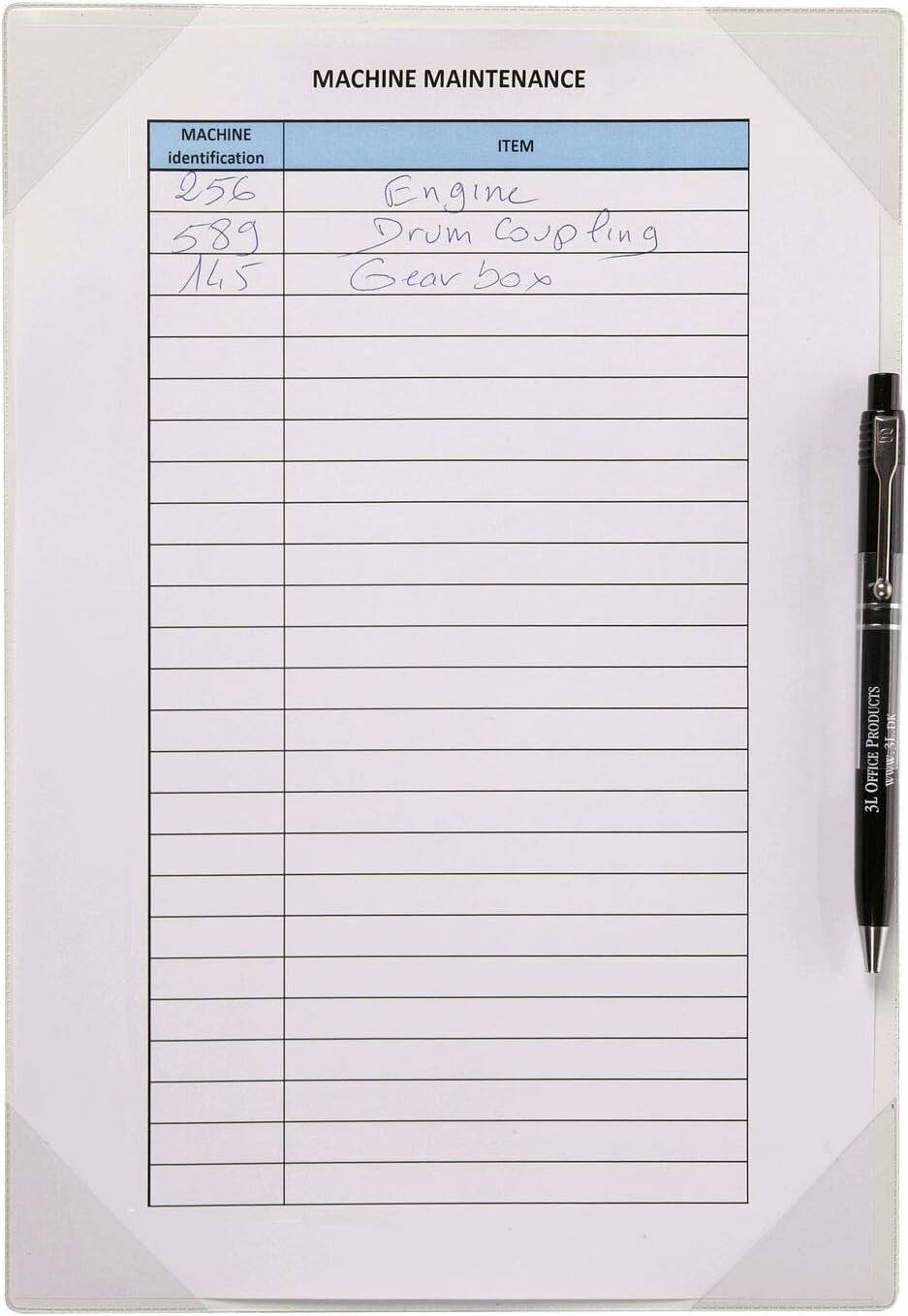 2 tarifold Dokumentenhüllen selbstklebend Kang easy write transparent