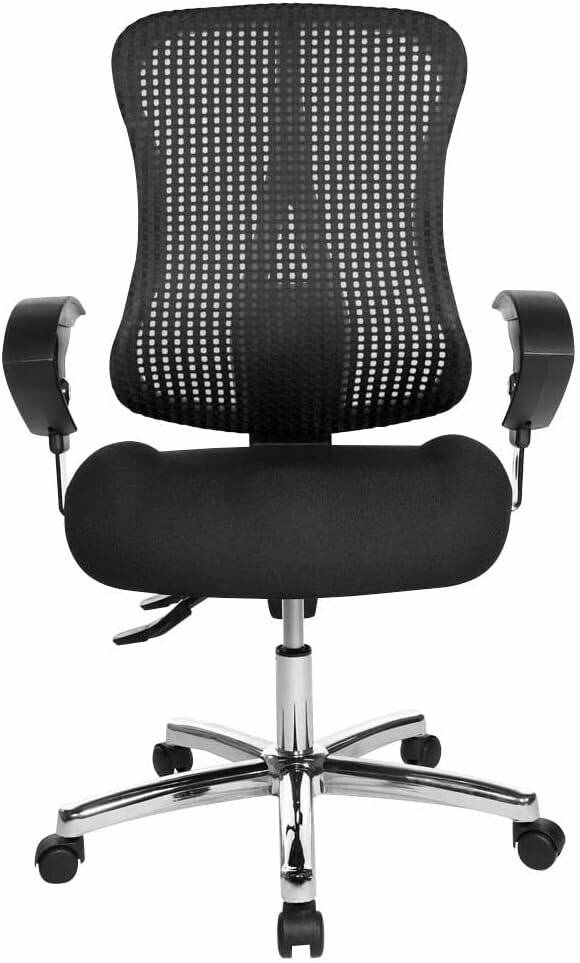 Topstar Bürostuhl Sitness® 90 schwarz, chrom Stoff