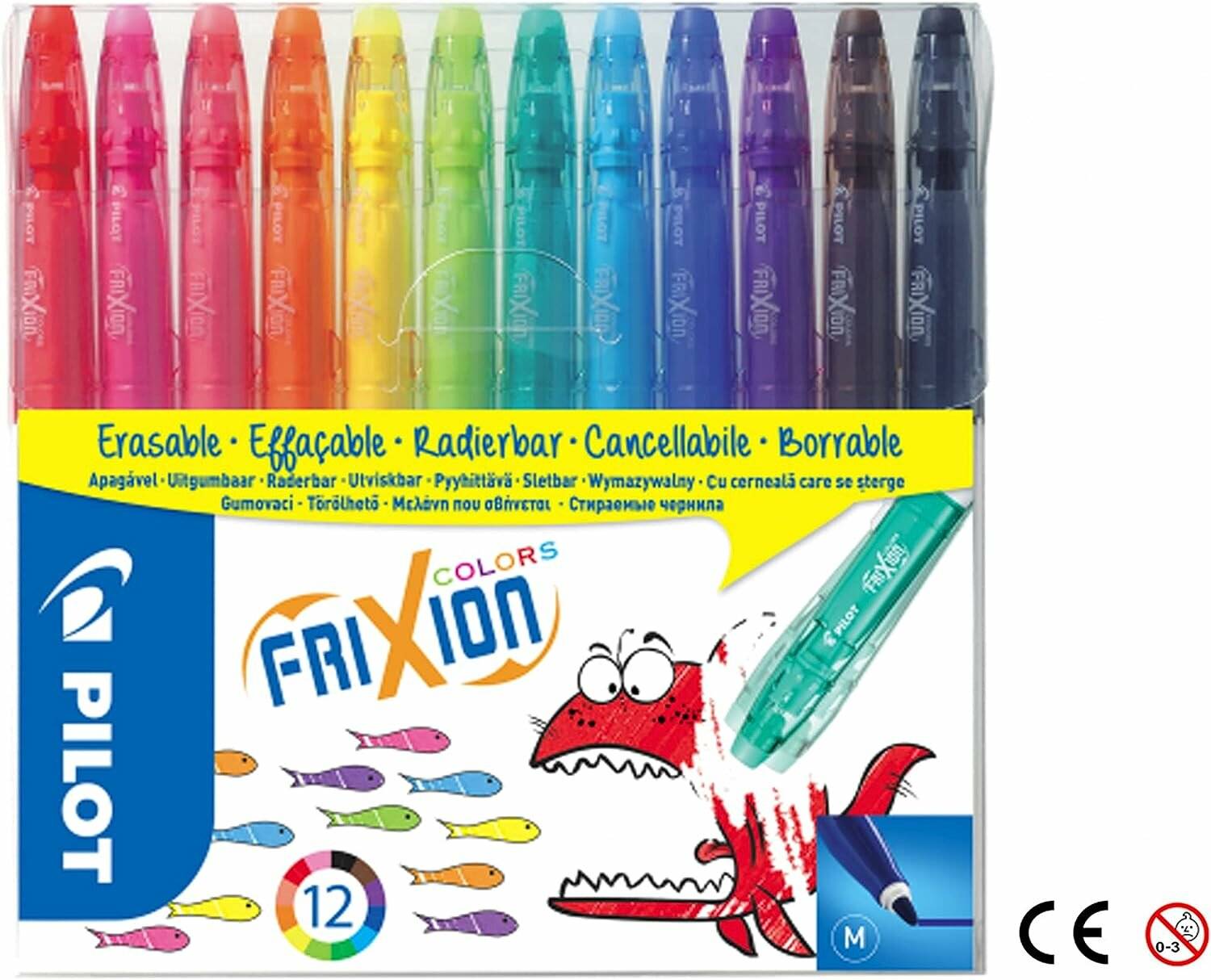 12 PILOT FRIXION COLORS Filzstift farbsortiert