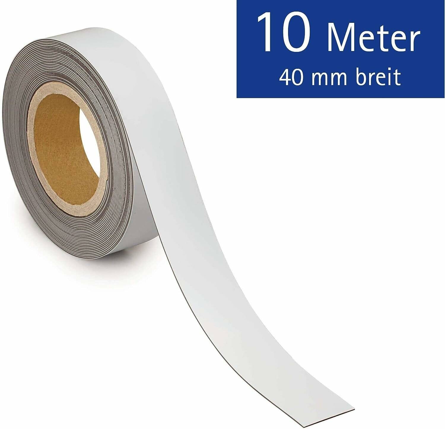 MAUL Magnetband weiß 4,0 x 1000,0 cm