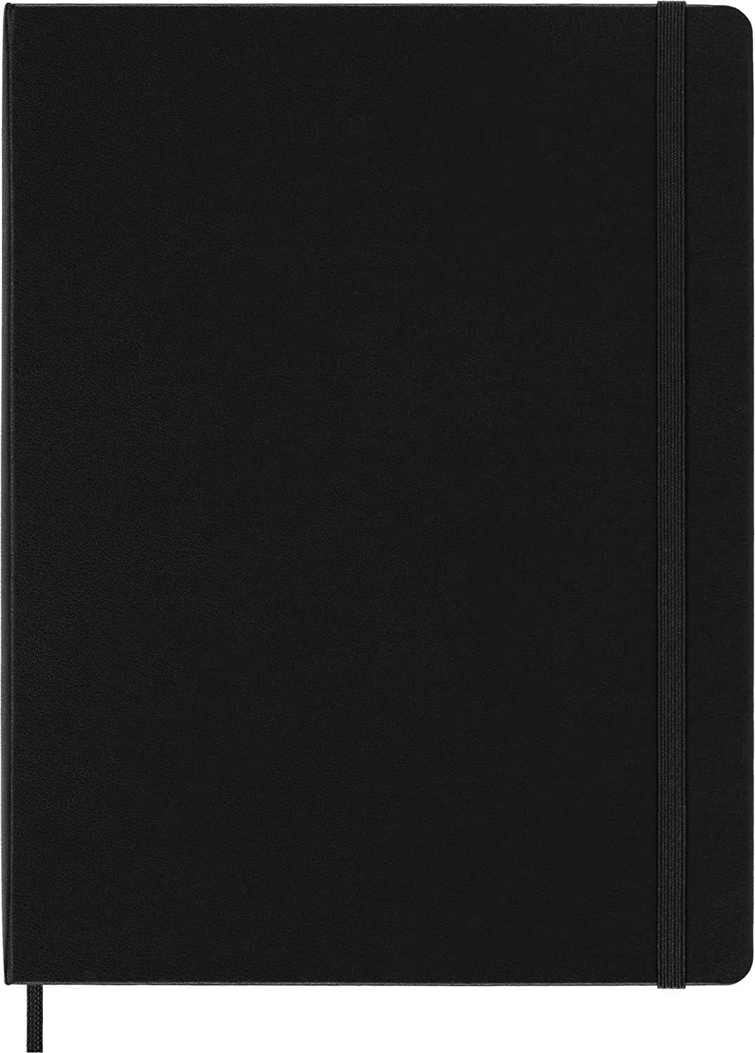 MOLESKINE Notizbuch Classic Collection fester Einband ca. DIN A4 blanko, schwarz Hardcover 192 Seiten