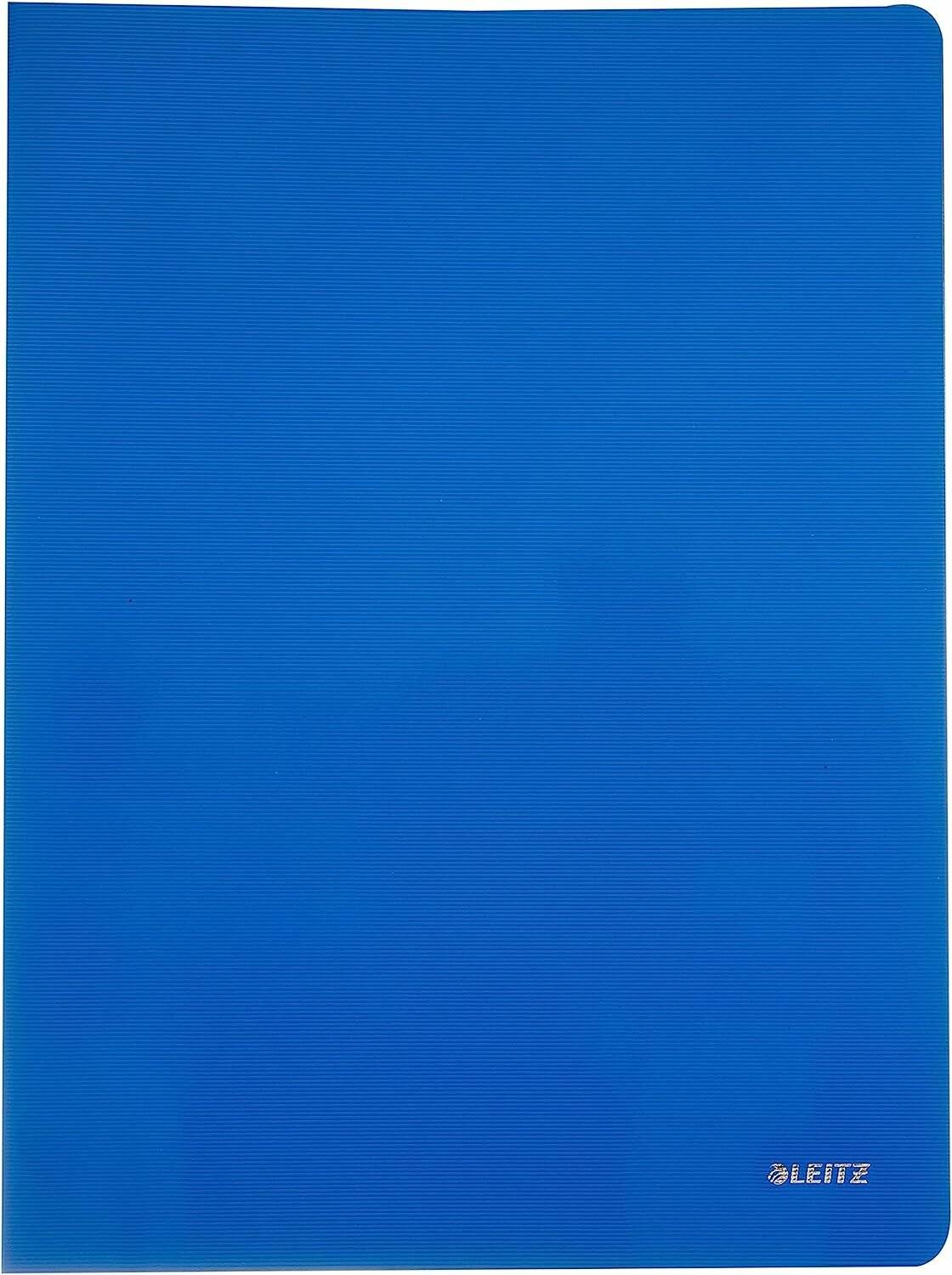 LEITZ Solid Sichtbuch DIN A4, 20 Hüllen hellblau