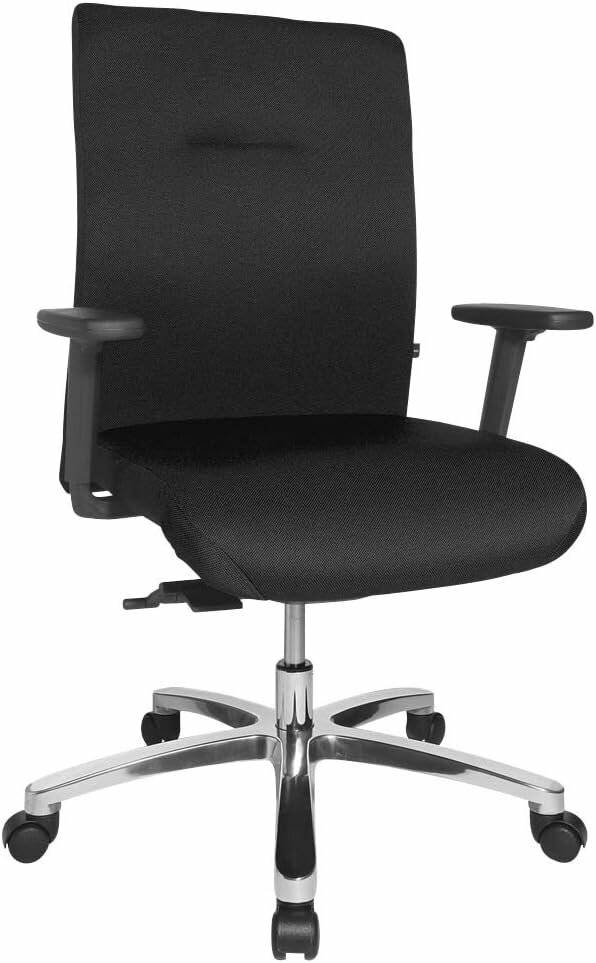 Topstar XXL Bürostuhl Big Star 10, BT190T W50 schwarz, alu Stoff