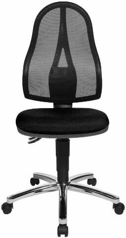 Topstar Bürostuhl Point 60 Netz, 8169NETG200 schwarz, chrom Stoff