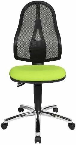Topstar Bürostuhl Point 60 Netz, 8169NETG050 grün, chrom Stoff