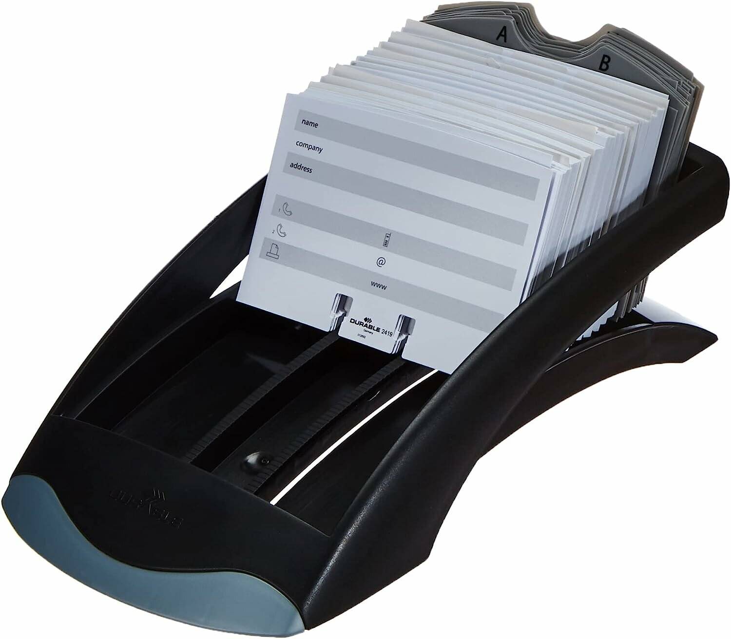 DURABLE Adresskartei Telindex desk schwarz