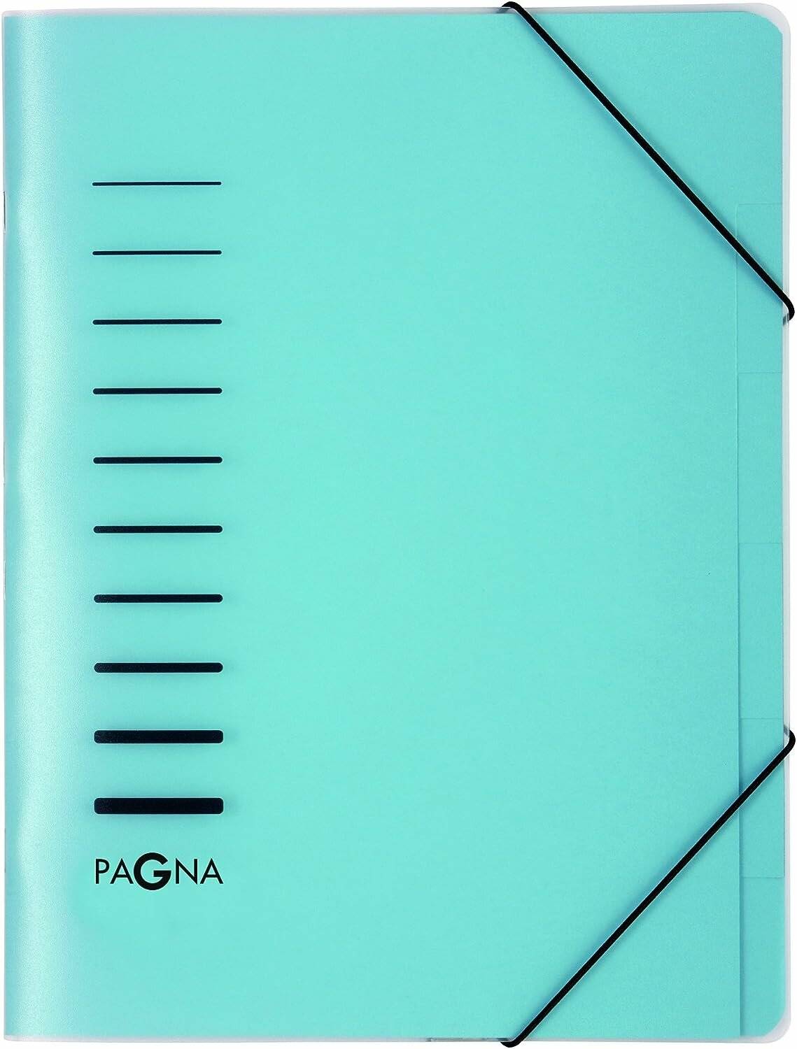 PAGNA Ordnungsmappe 6 Fächer blau