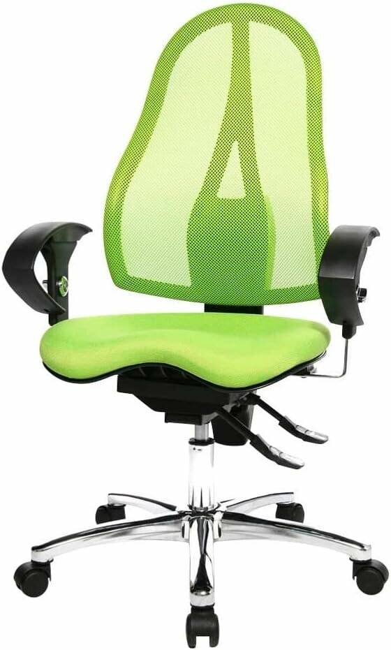 Topstar Bürostuhl Sitness® 15, ST19UG05 apfelgrün, chrom Stoff