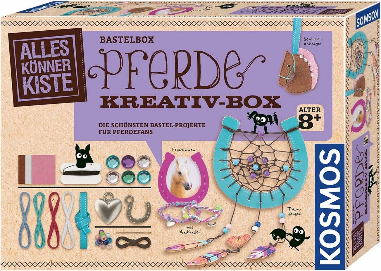 KOSMOS Bastelbox Pferde Kreativbox, Basteln