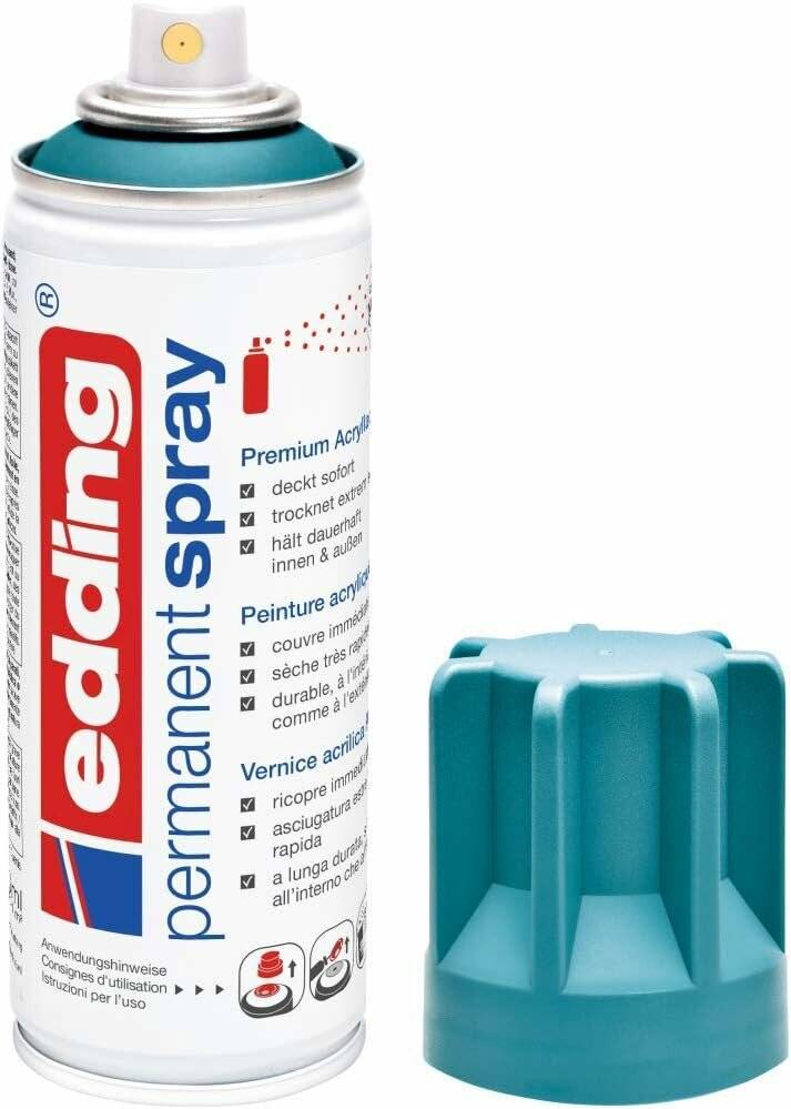 edding 5200 Acrylspray Sprühfarbe petrol matt
