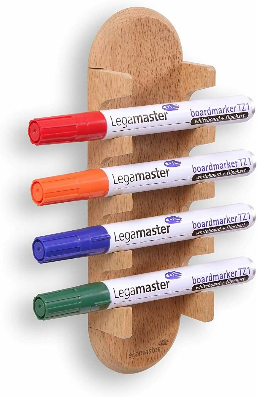Legamaster magnetischer Stiftehalter WOODEN braun