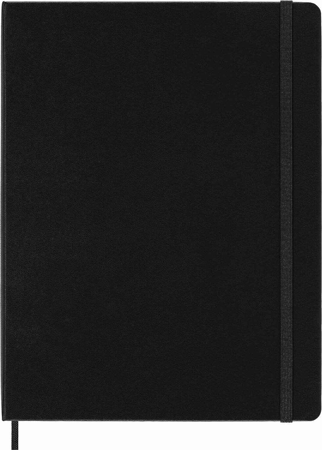 MOLESKINE Notizbuch Classic Collection fester Einband ca. DIN A4 punktraster, schwarz Hardcover 192 Seiten