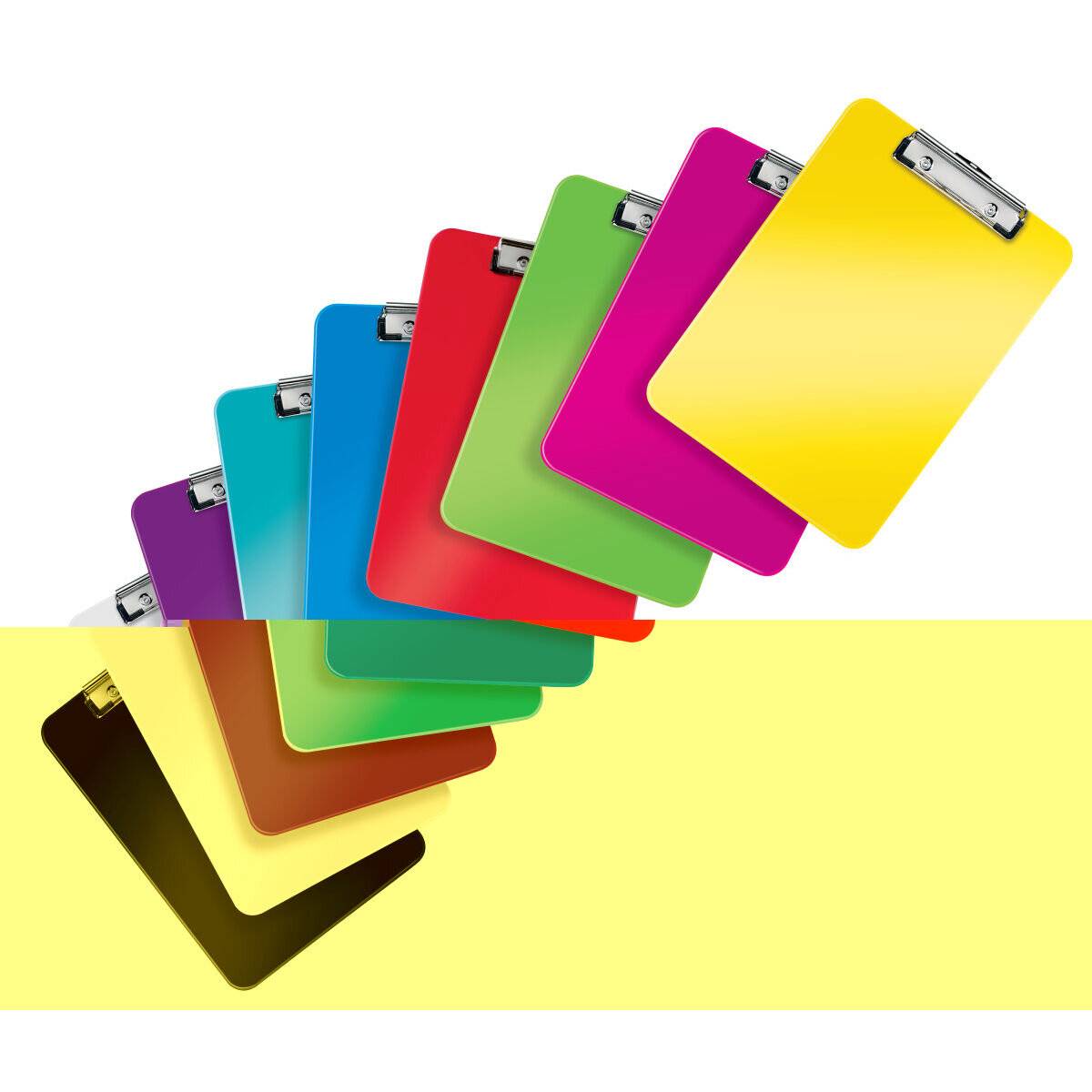 LEITZ Klemmbrett WOW 3971 DIN A4 pink Kunststoff