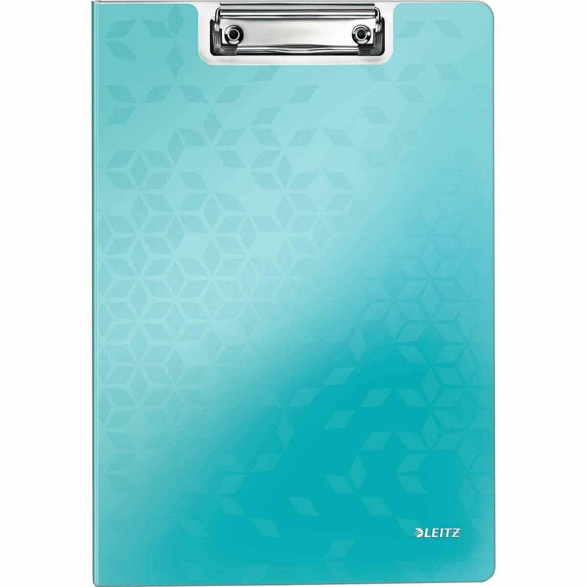 LEITZ Klemmbrettmappe WOW 4199 DIN A4 eisblau Kunststoff