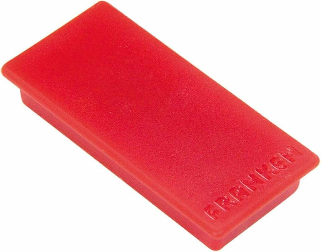 10 FRANKEN Haftmagnet Magnet rot 2,3 x 5,0 cm
