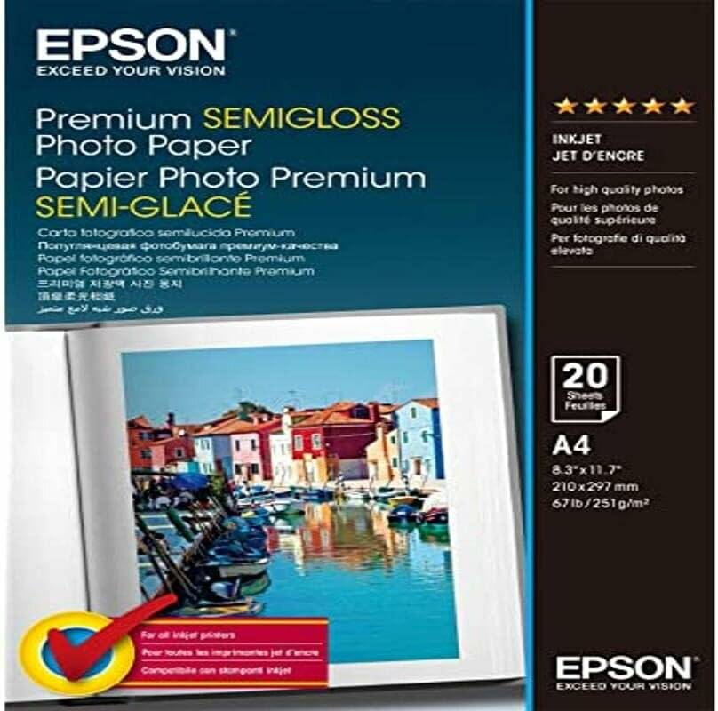 EPSON Fotopapier S041332 DIN A4 seidenmatt 251 g/qm 20 Blatt