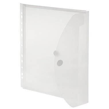 10 FolderSys Dokumententaschen DIN A4 transparent genarbt 0,20 mm