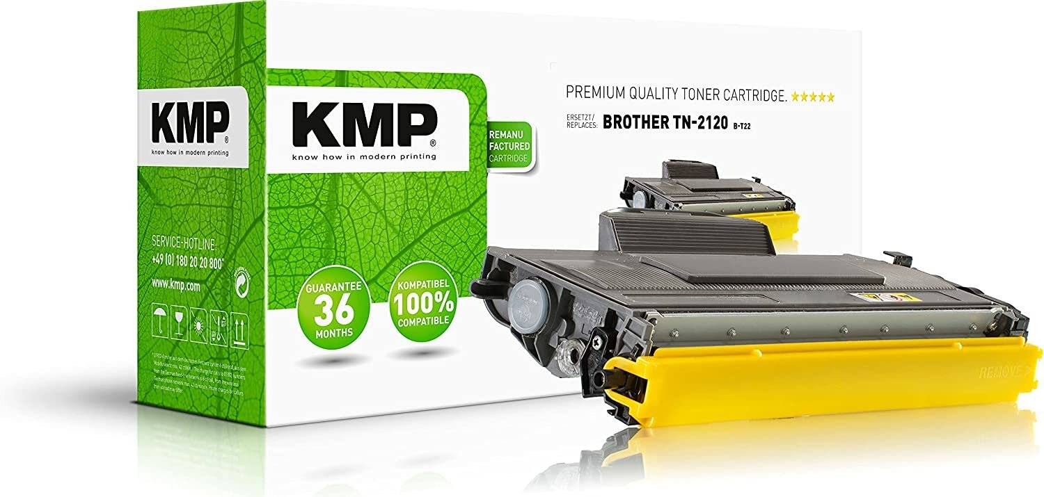 KMP B-T22 schwarz Toner ersetzt brother TN-2120 XL