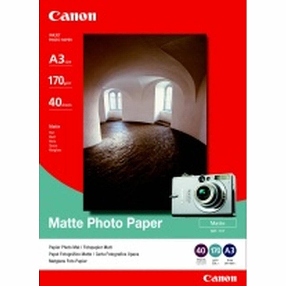 Canon Fotopapier MP-101 DIN A3 matt 170 g/qm 40 Blatt