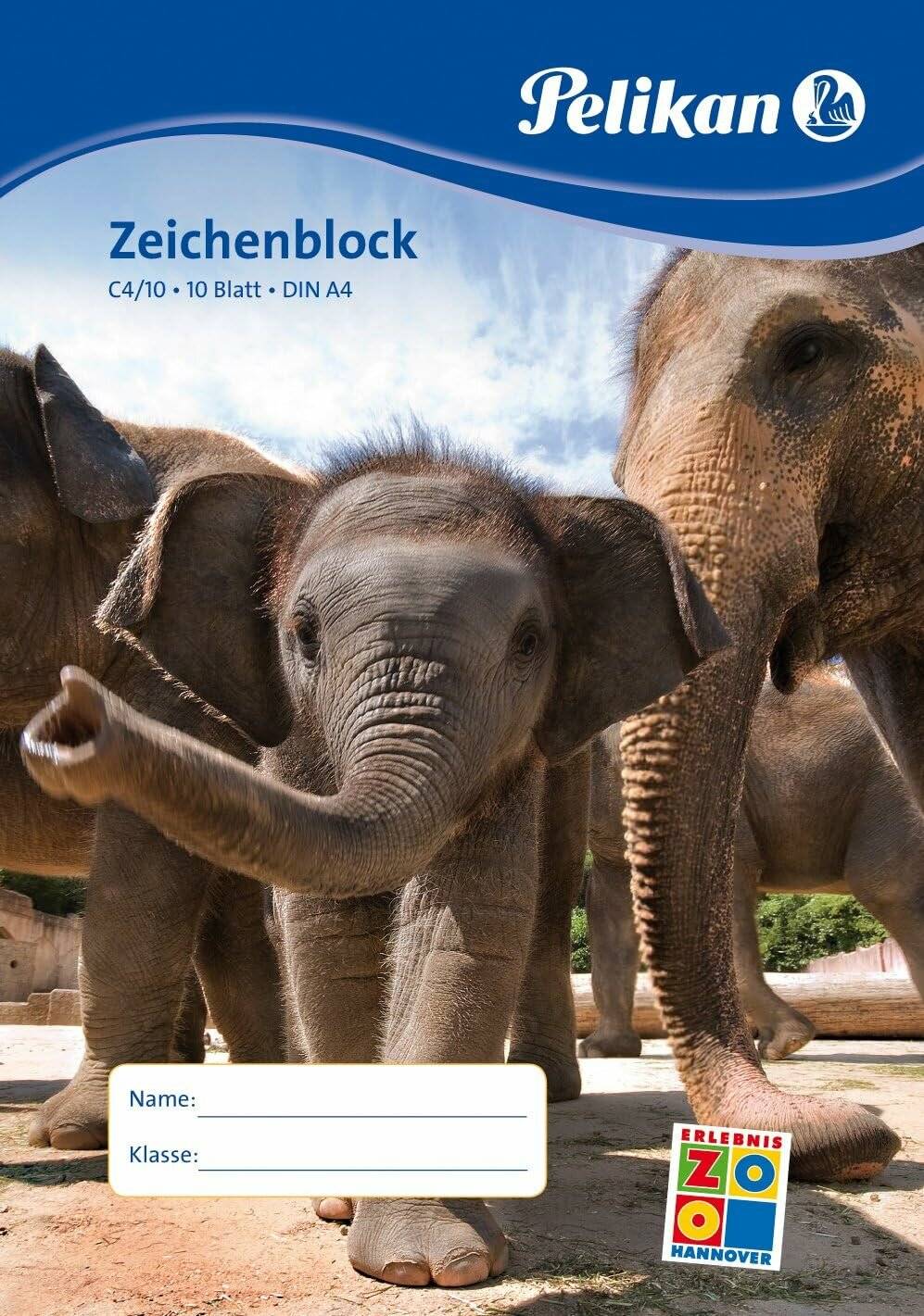 Pelikan Zeichenblock Zoo DIN A4