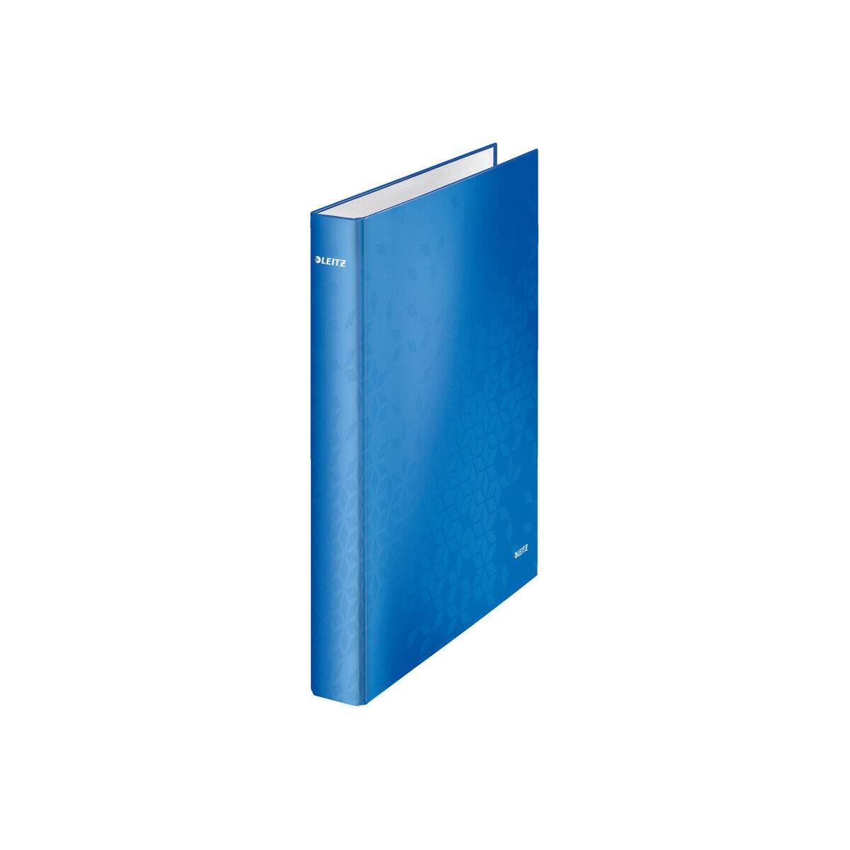 LEITZ WOW Ringbuch 2-Ringe blau 4,0 cm DIN A4