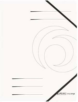 5 herlitz Eckspanner easy orga DIN A4 weiß