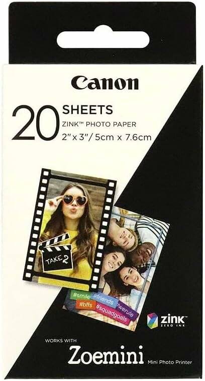 Canon ZP-2030 ZINK? weiß Fotopapier 20 Blatt