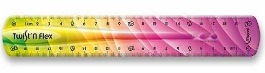maped Lineal Twist´n Flex Decor 20 cm, bunt