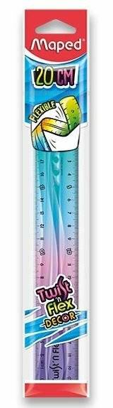 maped Lineal Twist´n Flex Decor 20 cm, bunt