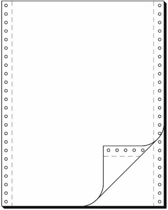 SIGEL Endlospapier A4 hoch 2-fach, 60 g/qm weiß 1.000 Blatt