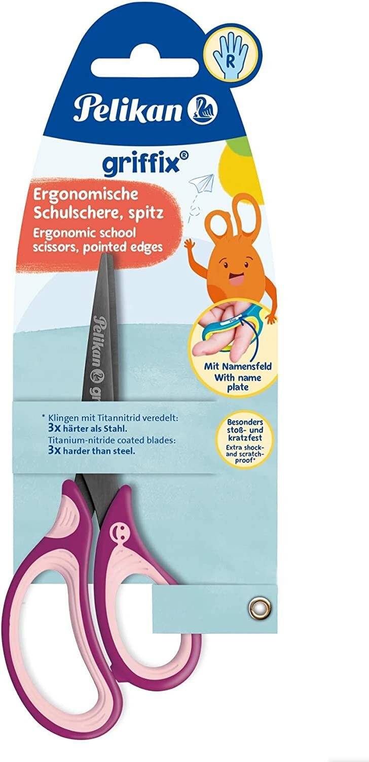 Pelikan Papierschere griffix® lila-rosa 14,0 cm