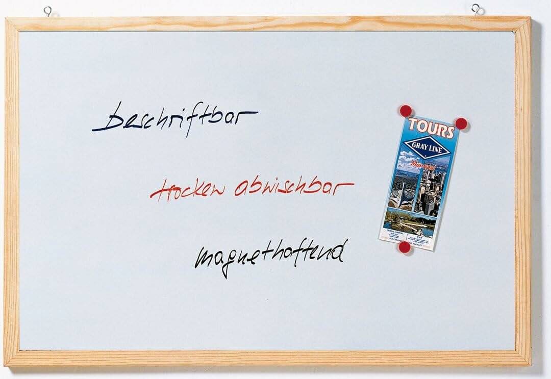 FRANKEN Whiteboard 60,0 x 40,0 cm weiß lackierter Stahl