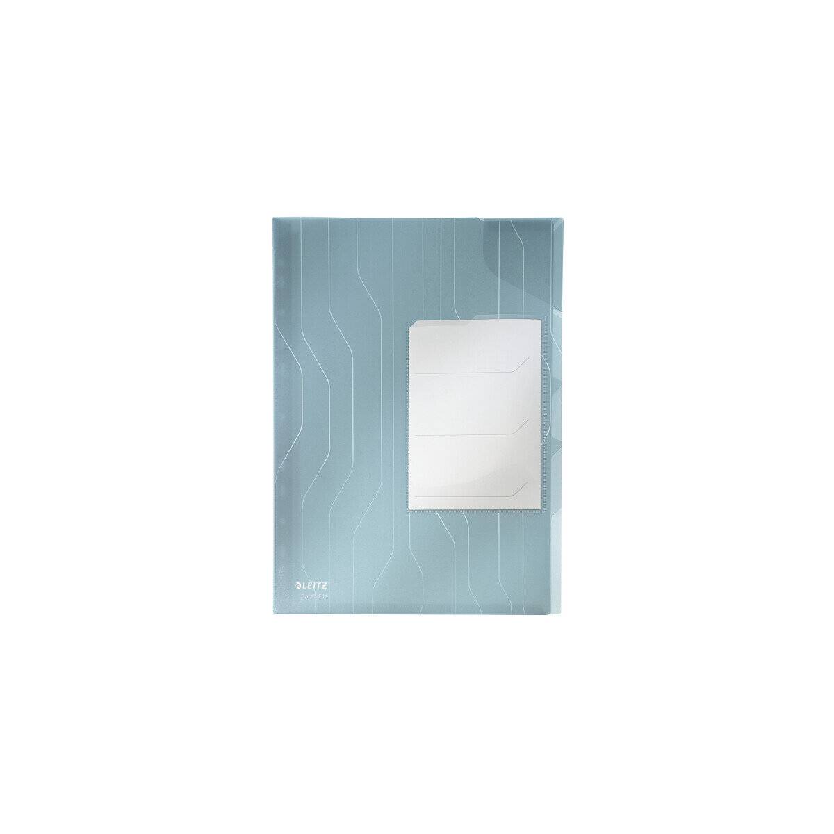 3 LEITZ Organisationshüllen CombiFile DIN A4 blau genarbt 0,20 mm
