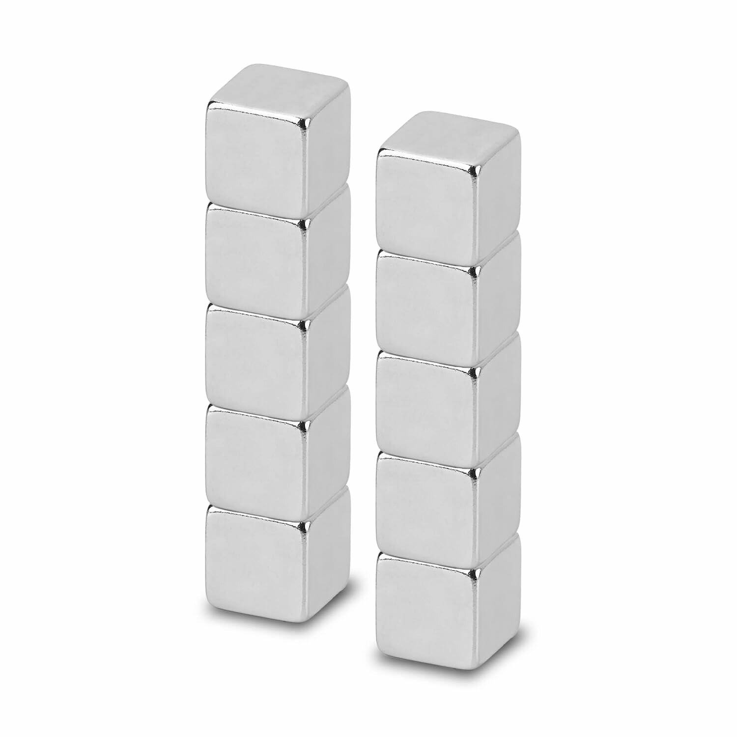 10 MAUL Magnete silber 0,7 x 0,7 x 0,7 cm