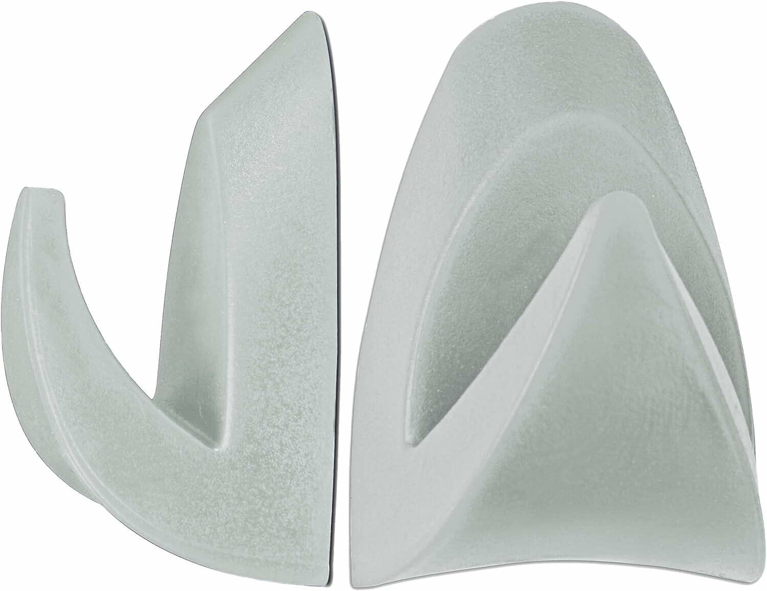 2 MAUL Magnethaken grau 3,4 x 2,4 cm