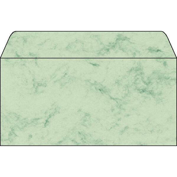 50 SIGEL Motivbriefumschläge Marmor DIN lang ohne Fenster