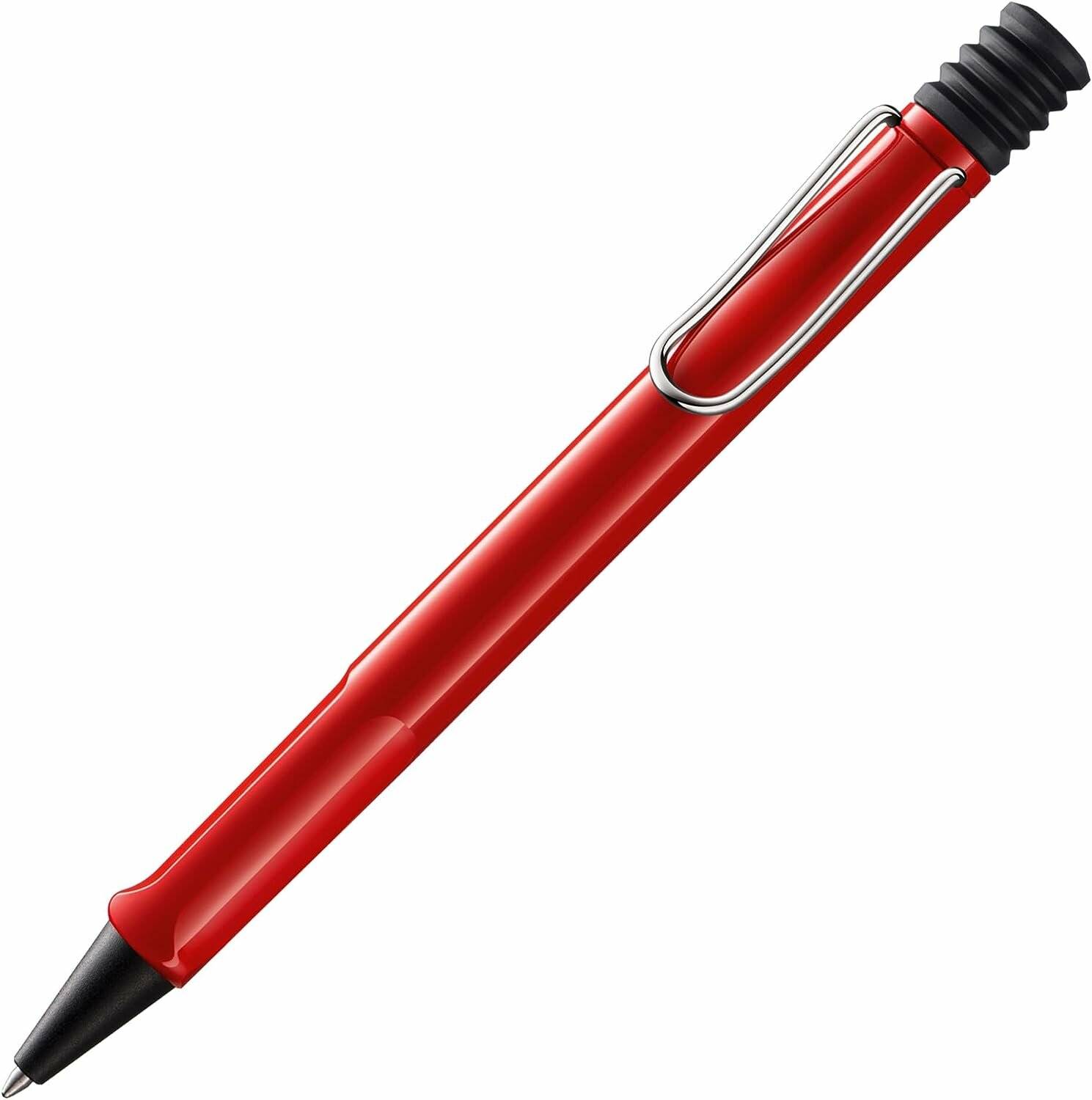 LAMY Kugelschreiber safari rot Schreibfarbe blau