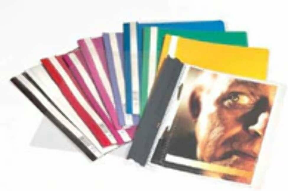 50 DURABLE Schnellhefter Kunststoff blau DIN A4 überbreit