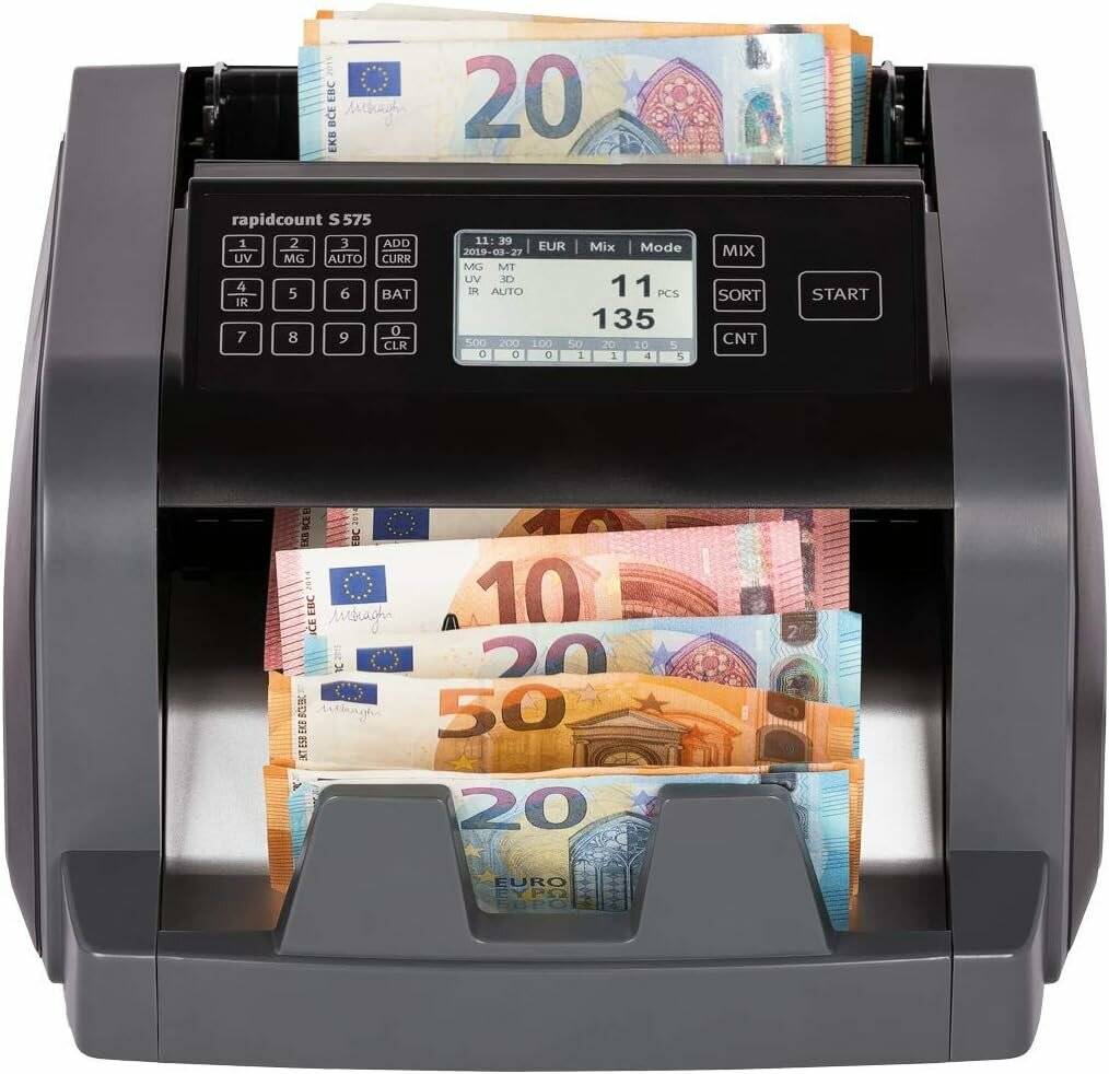 ratiotec Banknotenzähler rapidcount S 575