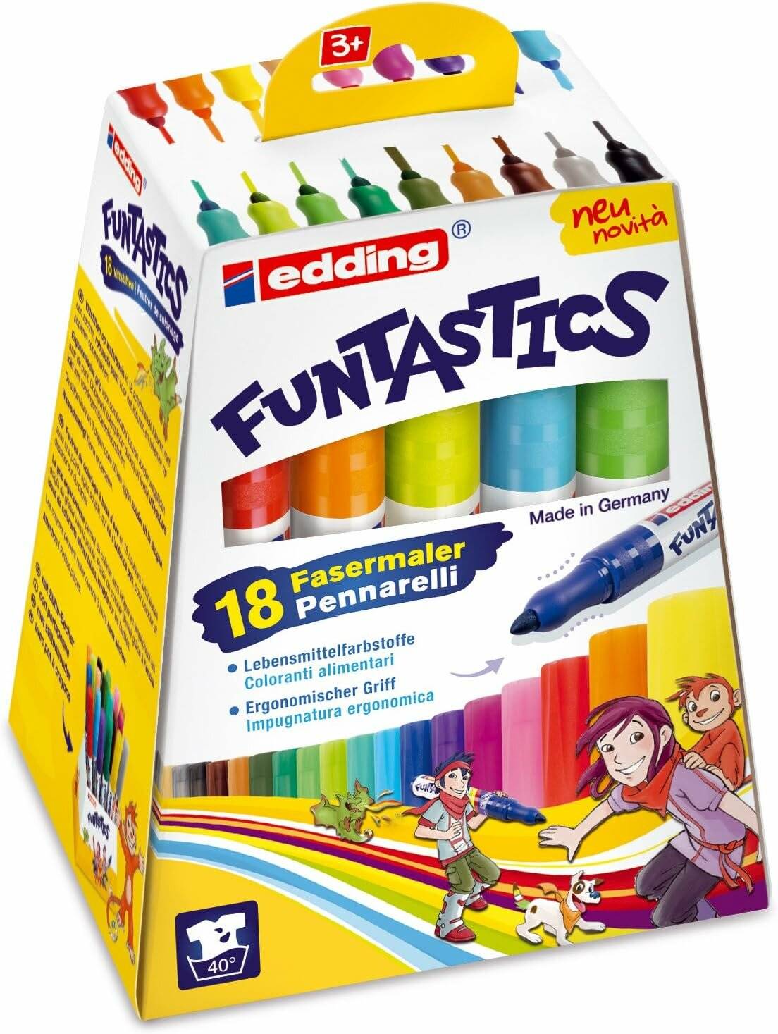 18 edding FUNTASTICS Filzstifte farbsortiert