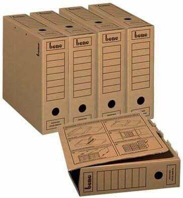 20 bene Archivboxen braun 8,0 x 29,0 x 33,0 cm