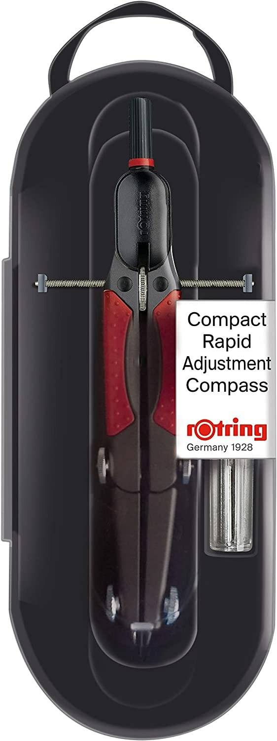 rotring Zirkel COMPACT schwarz/rot