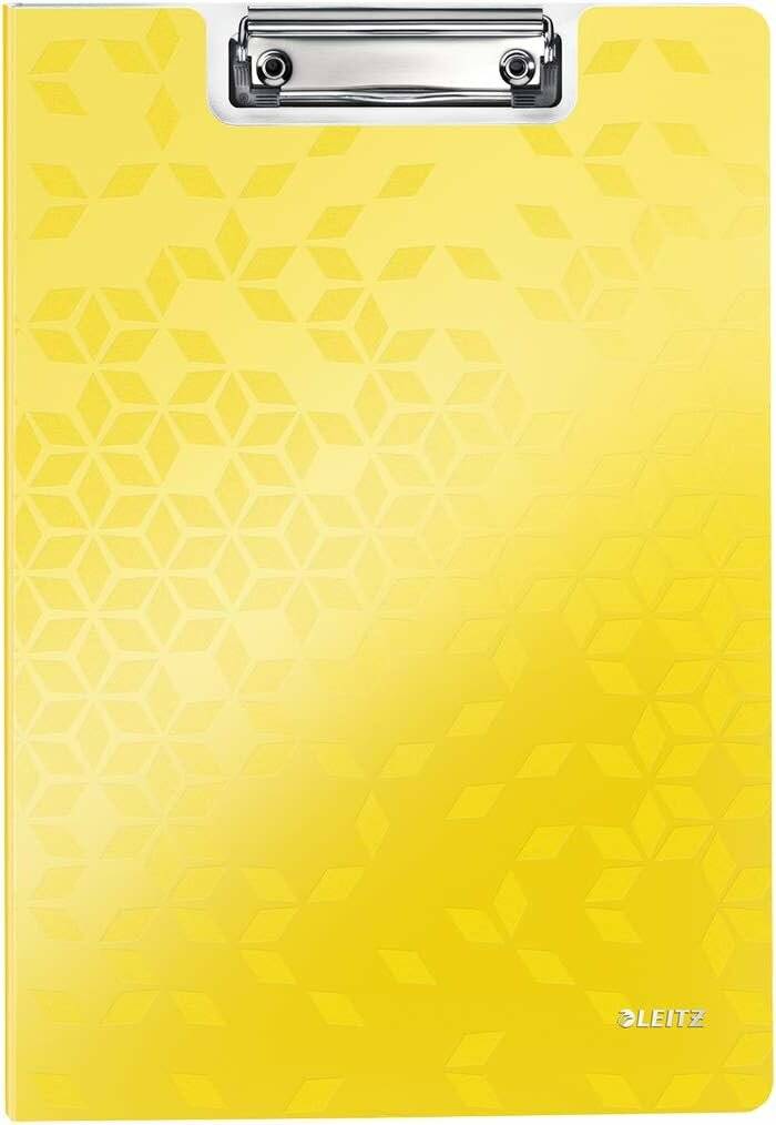 LEITZ Klemmbrettmappe WOW 4199 DIN A4 gelb Kunststoff