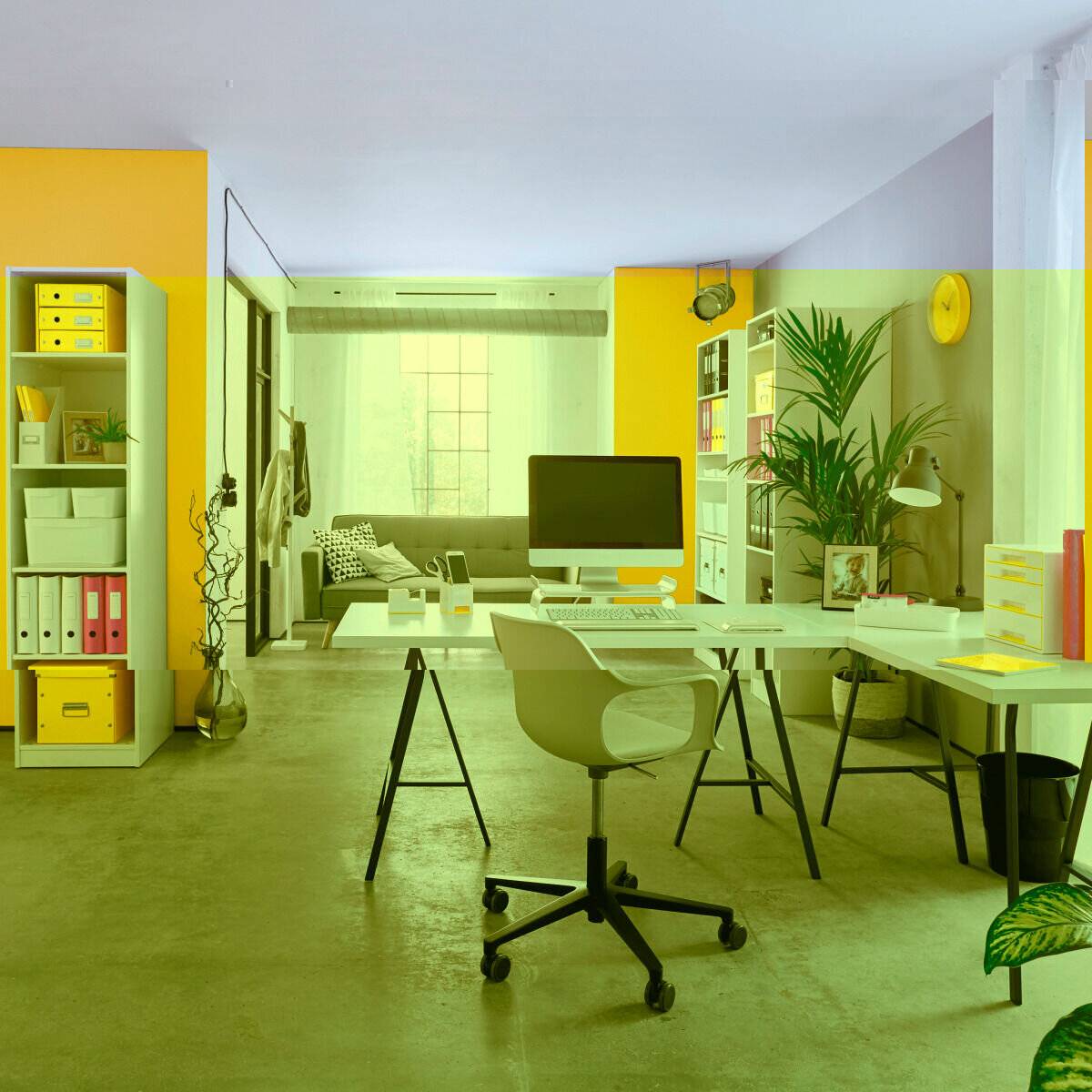 LEITZ Klemmbrett WOW 3971 DIN A4 gelb Kunststoff