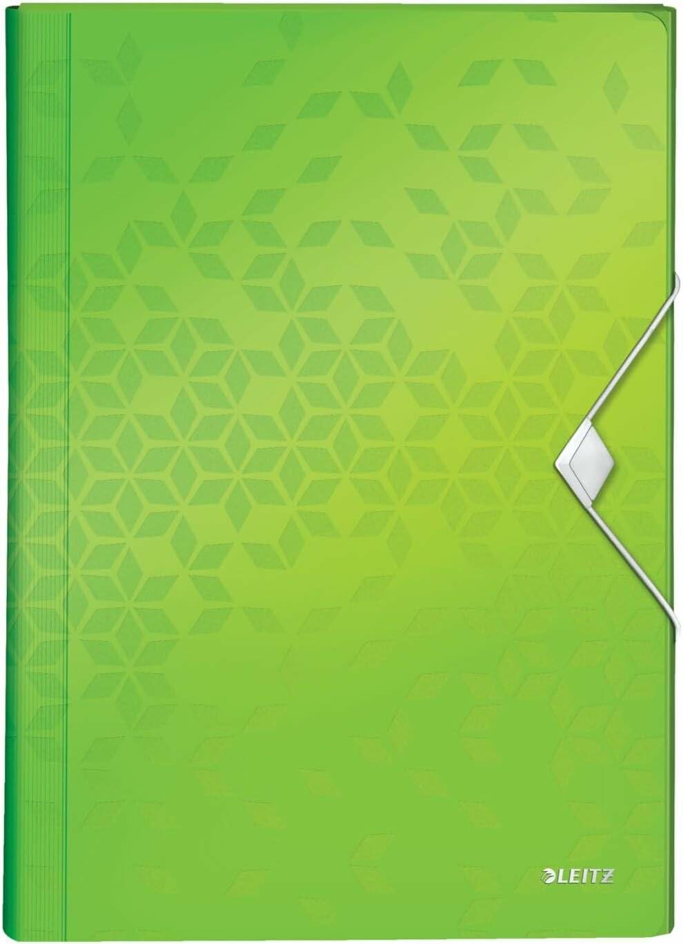 LEITZ Fächermappe WOW 4589 6 Fächer grün