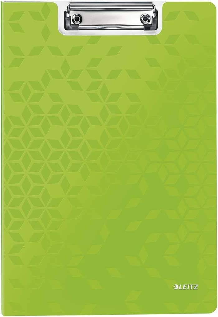 LEITZ Klemmbrettmappe WOW 4199 DIN A4 grün Rauten Kunststoff